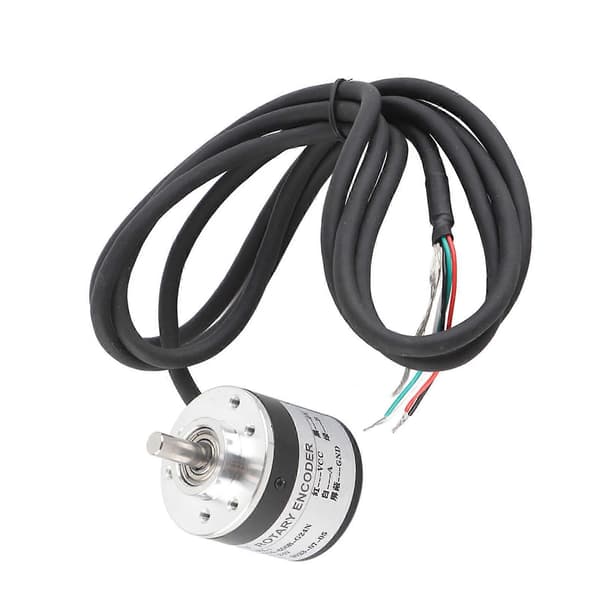 Magnetoelektrisk inkrementell rotasjonskoder 5V-24V AB 2-faser 600P/R 6mm aksel