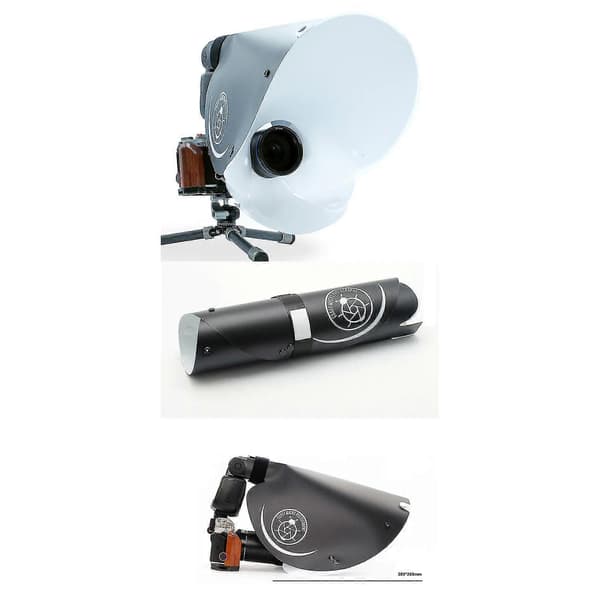 Makro Diffuser Reflektor Mykt Lys Deksel For Canon 100 Sony 90 Nikon 105 Objektiv NY
