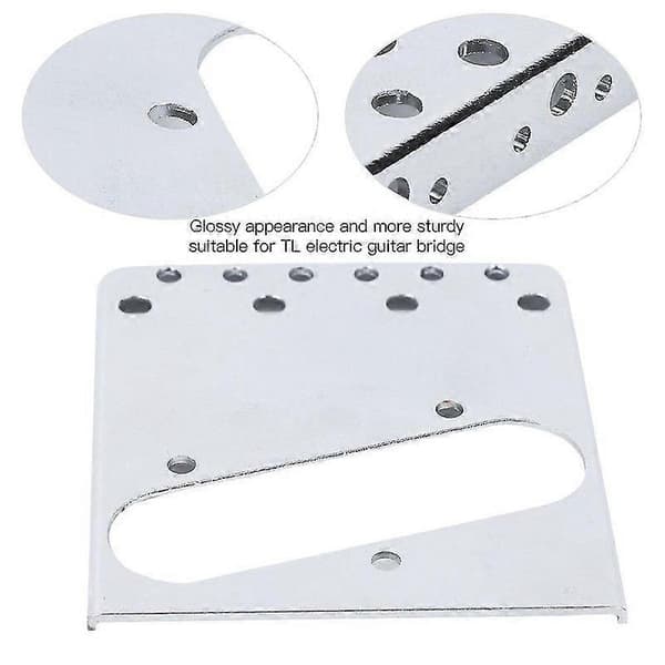 Broplate Elektrisk 6 Strenger Sadel For Telecaster Gitar Justerbart Gitartilbehør