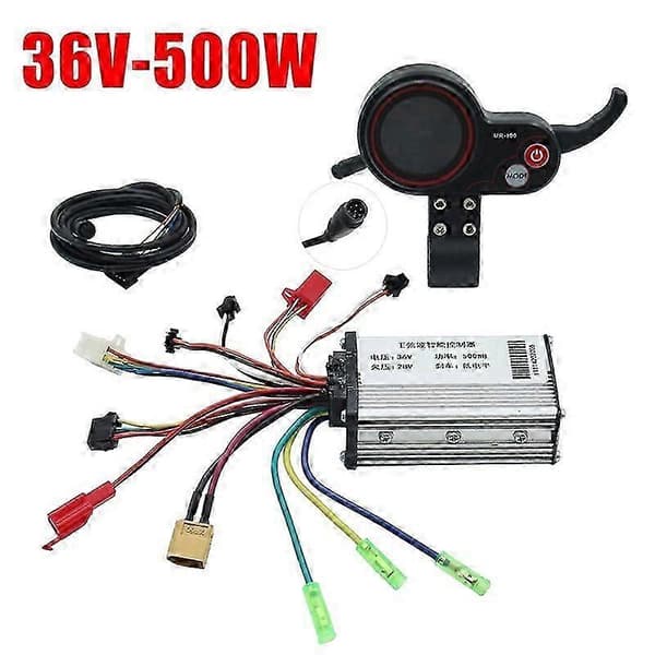36V 500W Controller+MR-100 LCD Display Dashboard Meter för Elektrisk Scooter Tillbehör.