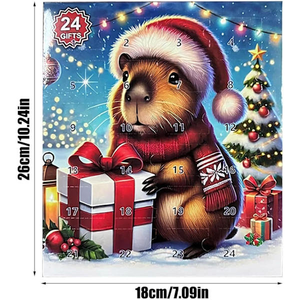 Capybara Adventskalender 2025 - 24 dagers nedtelling til jul [JSR]