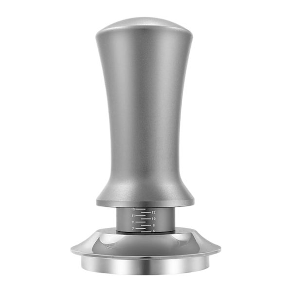 Kaffebönpress - 53mm Fjäderkalibrerad Manomission | Rostfritt Stål Express Handstämpling, Platt Bas Kalibrerat Fjäderverktyg, Malda Tillbehör