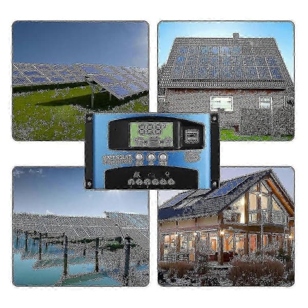 Solar Controllere Mppt 100a 80a 60a 50a 40a 30a Dobbelt Usb Lcd-display 12v 24vz