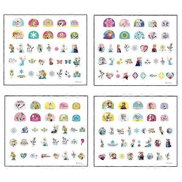 Frozen Elsa Anna DIY -meikki - Kynsitarroja 100 kpl monivärinen