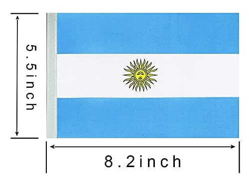 2 pakke VM topp 32 landsflagg (Argentina) Argentina