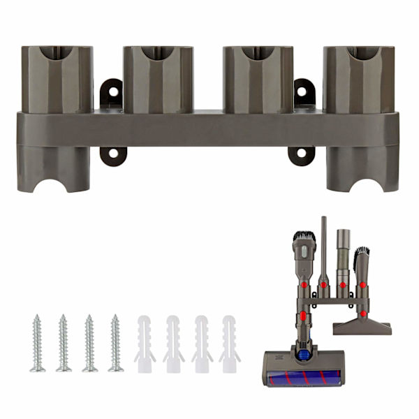 Seinäteline lisävarusteille Dyson V8 V10 V11 -pölynimuriin
