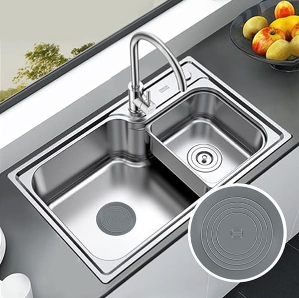 Vaskprop Silikone Grå 15 cm Grey