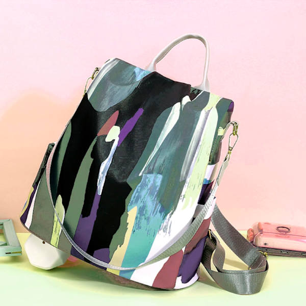 Kvinders Rygsæk Håndtaske Anti-Tyveri Nylon Dame Skuldertasker Rejsetaske Casual Daypack