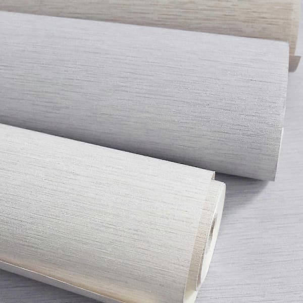 Roma Linjär Textur Tungvikt Vinyltapet Cream