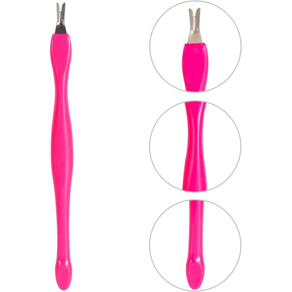 12 stk. Neglebåndsfjerner Trimmer Skubber Manicure