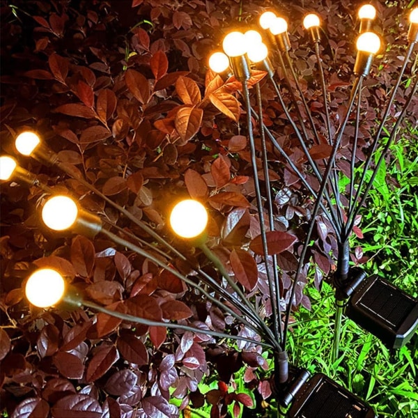 Outdoor Solar Firefly Lights (Färg: Varmt ljus)