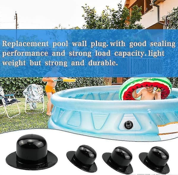 10 stk. Poolprop Svømmepøl Vægventilprop Poolprop Si til svømmebassiner