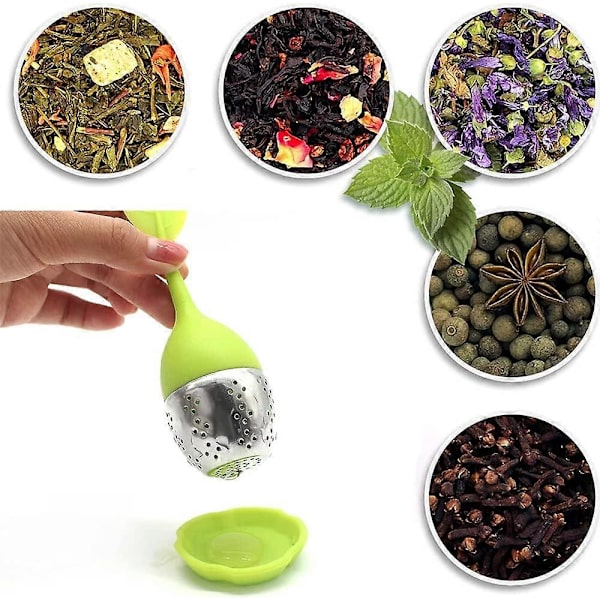 2-delt te-infuser med silikonhåndtak