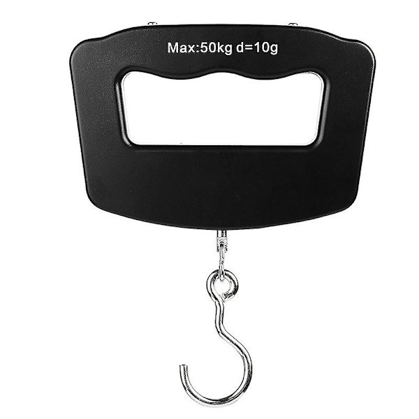 Riippuva digitaalinen vaaka - 50 kg musta
