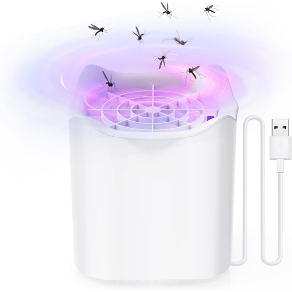 Hem Mosquito Killer Lamp, Elektrisk Flugdödare Fly Zapper inomhus, 2 i 1 Bug Zapper Insect Killer Fruit Flugfälla för inomhus utomhus, effektiv insekt
