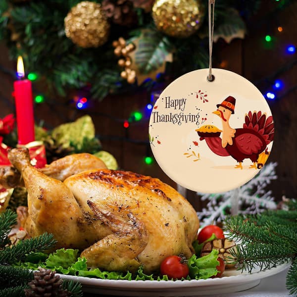 5 st Ornament Höst Thanksgiving Kalkon Trä Bröllopsfest Dekor Ny HarmonyHub1306 A