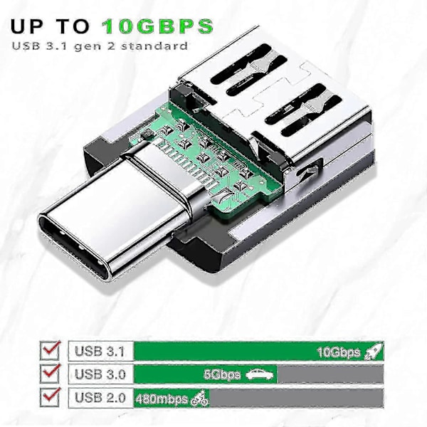Usbc Till Usb Adapter Lämplig För Pro Laptop (2st)