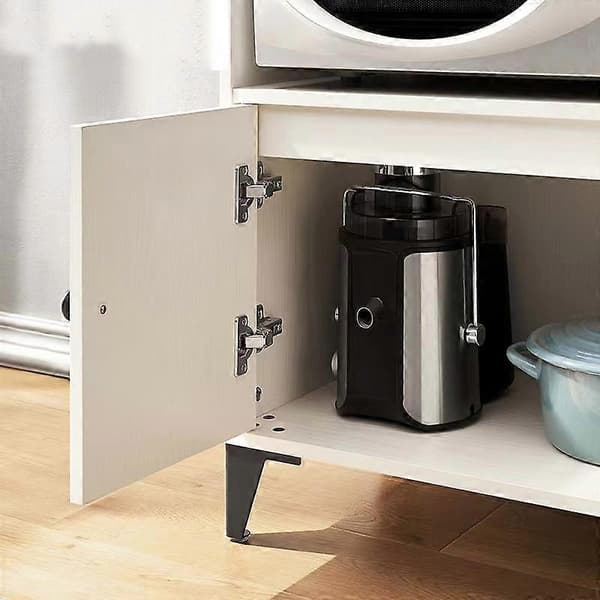 Möbelsoffben, Set med 4 metallben - Ben med elegant design