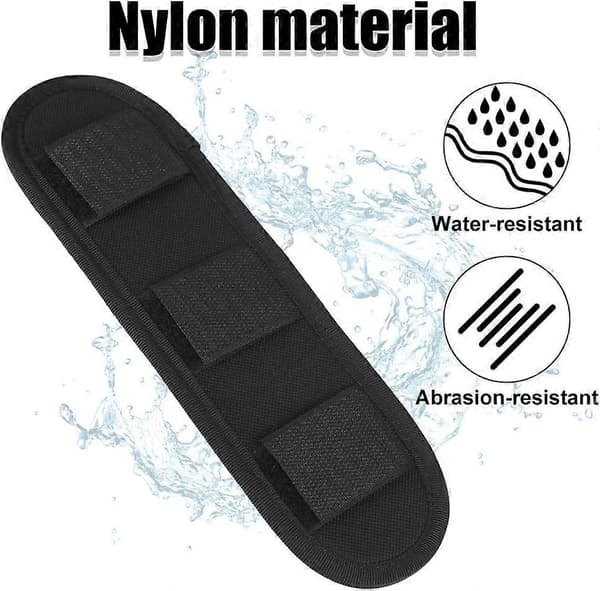 2 kpl Olkalaukun hihnan pehmusteet, Nylon-varaolkapehmuste