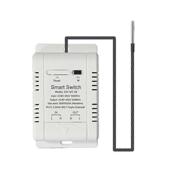 Smart Temperaturbryter 20A med Temperatursensor