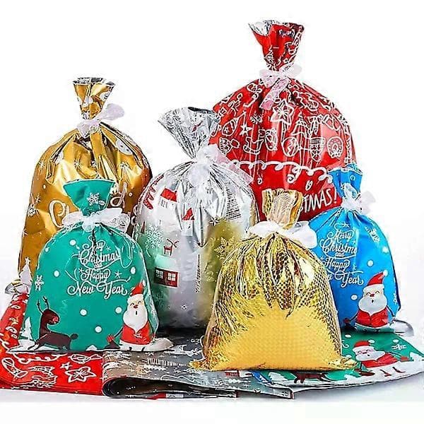 Julklappspåsar Julklappspåsar 30 st Folie Julpåsar Olika storlekar