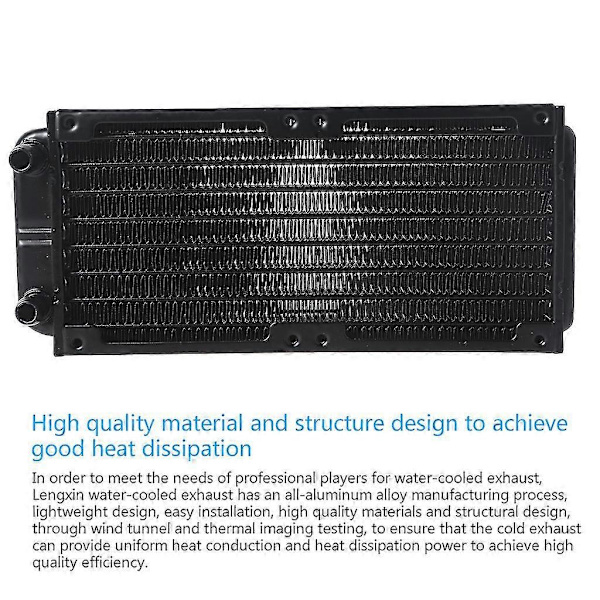 Pc Vand Varmeveksler Computer Aluminium Varme Radiator Køleplade Til Computer