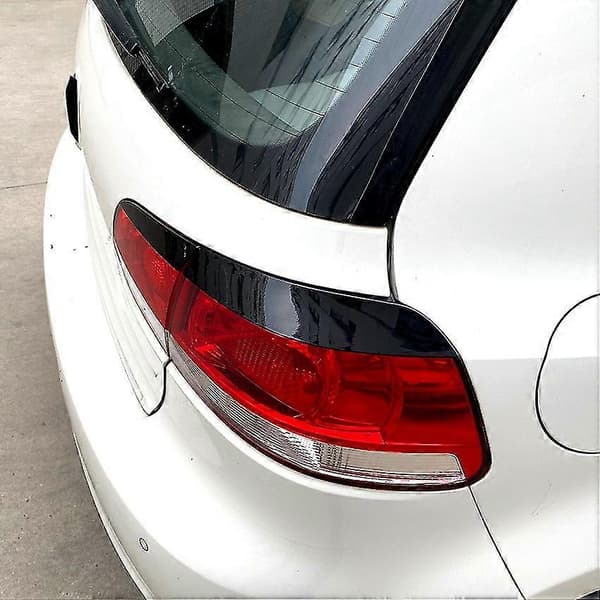 Bil Baglygte Øjenbryn Dæk Trim Forlygte Lampe Mærkat Til 2009-2012 Golf 6 Mk6