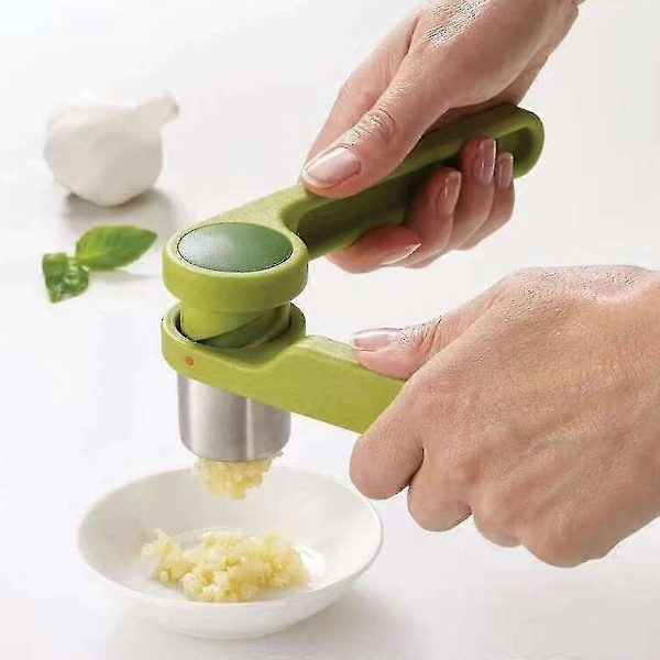 Ergonomisk Håndpresser til Hvidløg i Rustfrit Stål til Køkkenet