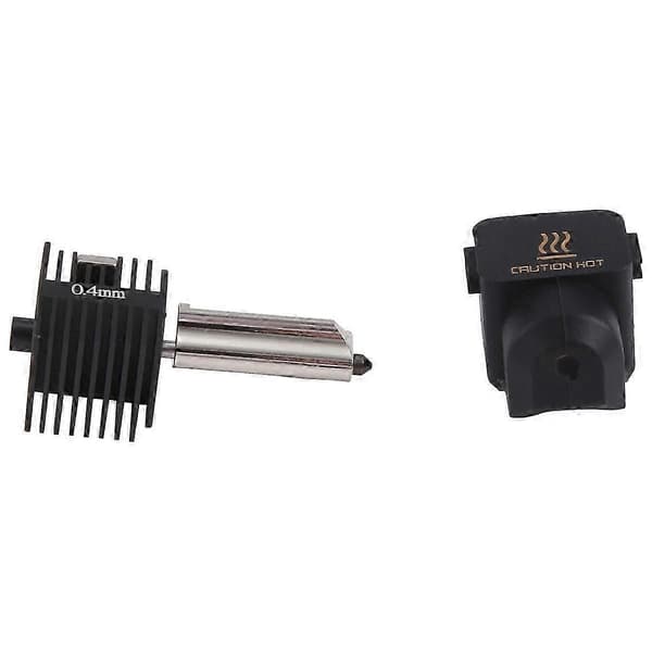 För 0.4MM A1 Mini Munstycksmontering Hotend Kit Härdat Stål för A1 3D-skrivare