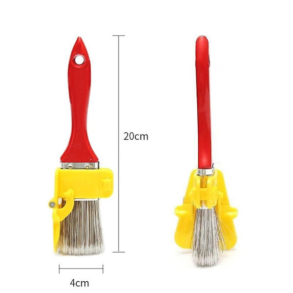 1 sarja Clean Cut Profesional Edger -maalisivellin Edger Brush Tool Monitoiminen kotiin huoneen seinään kattoon yksityiskohtien reunoihin ja listoihin