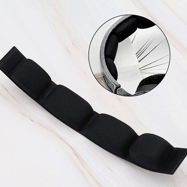 Huvudbandsöverdrag för hörlurar 184x24mm för Sennheiser, svart