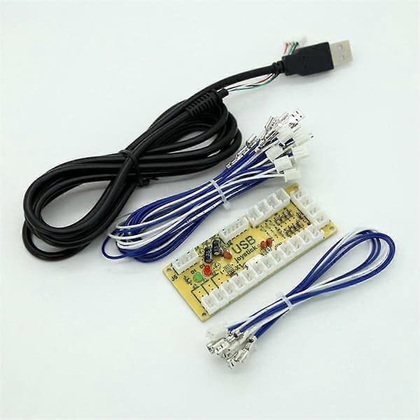 Nullforsinkelse Arkade DIY Arkade USB-koder til Joystick kompatibel med PC/PS3//Android med Joystick 4,8 mm knapp