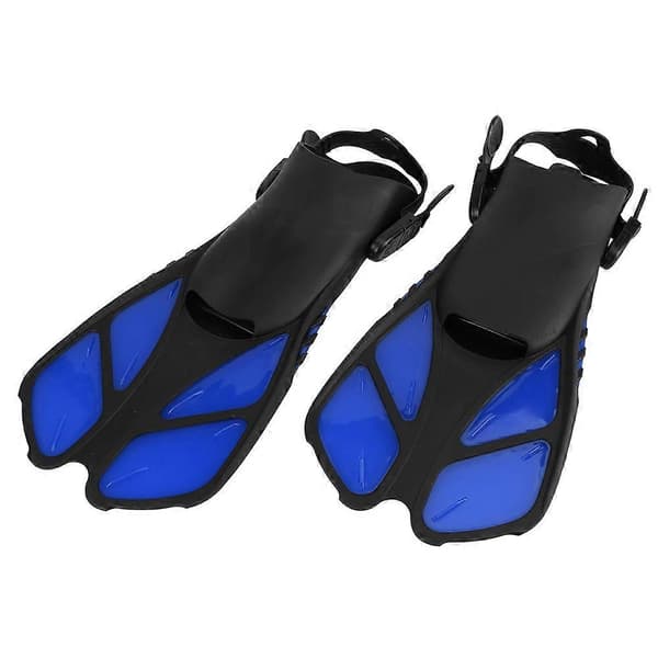 Justerbara simfötter för vuxna, dykning, snorkling, simning, hjälputrustning, svart