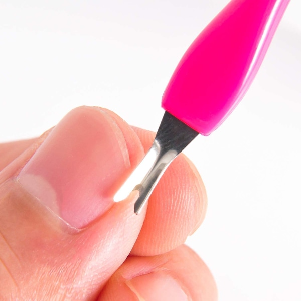 12 stk. Neglebåndsfjerner Trimmer Skubber Manicure