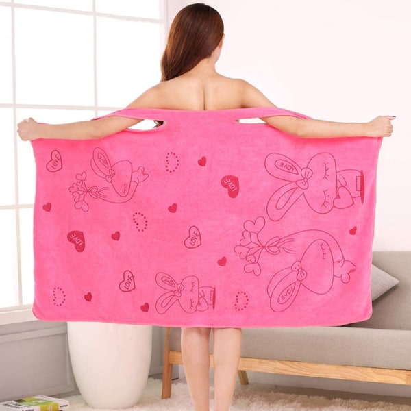 Badrock Badhandduk Wrap, Dammjuk Mjuk Bärbar Vattenabsorberande Badkjol för Bastu Spa Dusch