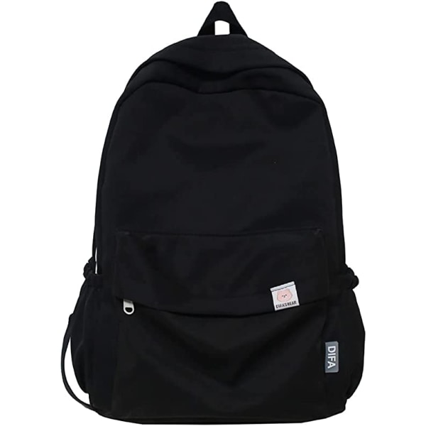 Skoletasker til teenagepigers rygsække (sort)