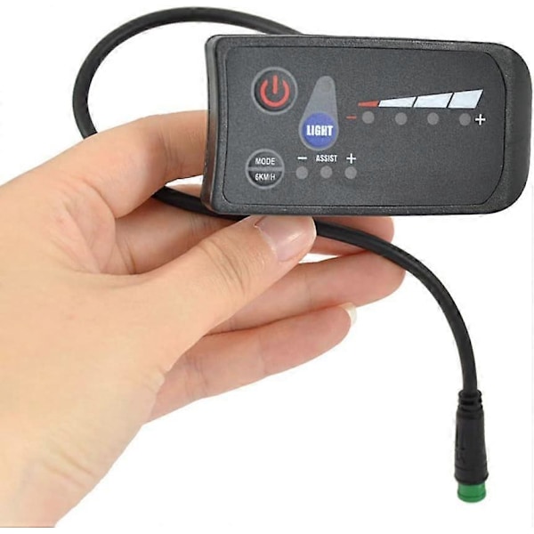 Elektrisk sykkeldisplay JN kontrollerpanel S810 LED-display vanntett elektrisk sykkel Ebike-tilbehør, 36V