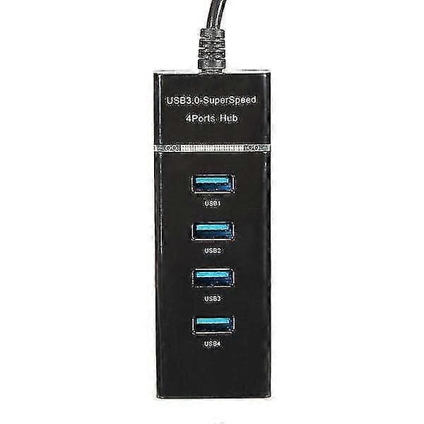USB 3.0 Høyhastighets 4-porters Hub Splitter Adapter