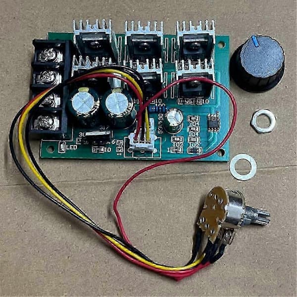 Motorhastighetsregulator 12v 24v 36v 48v Høyeffekts drivmodul Pwm Motorhastighetskontroller 40a Strømregulator