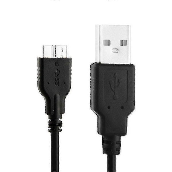 Usb 3.0 Otg-kabel med strøm til Galaxy Note Iii / N9000, Længde: 22 cm (Sort)