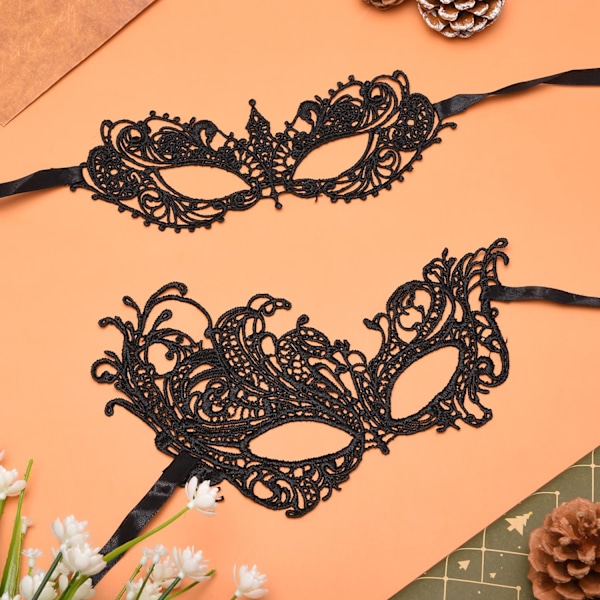 Lady Girl Lace Eye Mask Sexy Masquerade Masks Women Elegant Prom for Halloween Masquerade Party