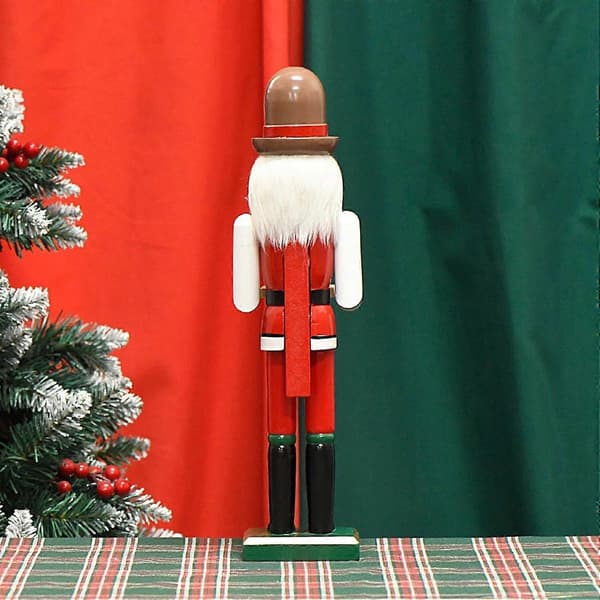 Julepynt 38 cm Julefigurer Stor Tradisjonell Høytidsdekorasjon Til Jul Og Bursdag