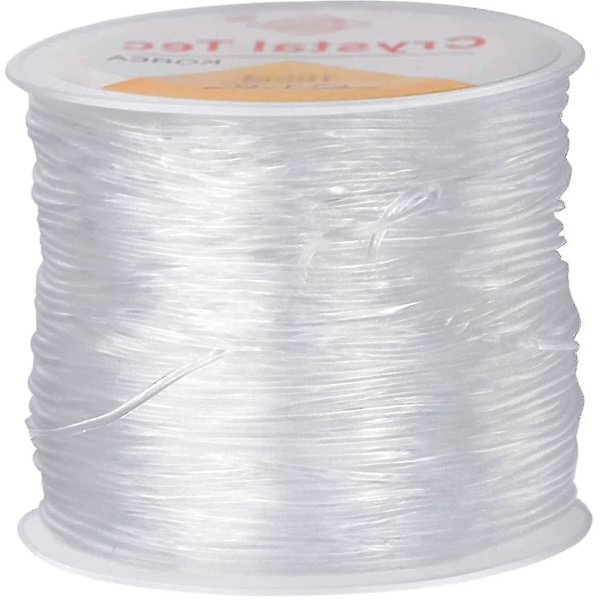 Elastiska Trådar för Pärlor 0.8mm Elastisk Tråd för Pärlor Smycken Kristalltråd