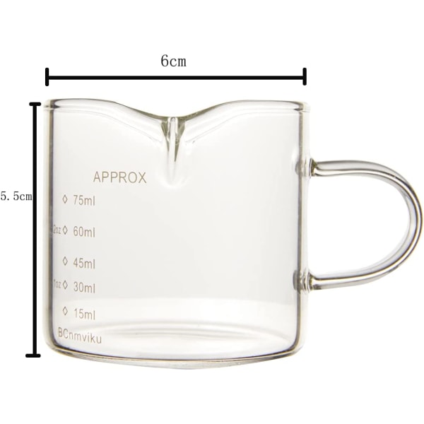 2-pack mätkoppar, glas