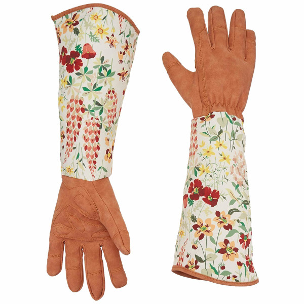 Rosenbeskärningshandskar Trädgårdshandskar Törnsäkra/punkteringssäkra långa trädgårdshandskar Skyddar händer och armar för kvinnor