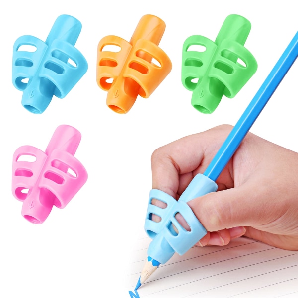 Børnepen skrivehjælp greb sæt holdningskorrigerende værktøj, 4 stk