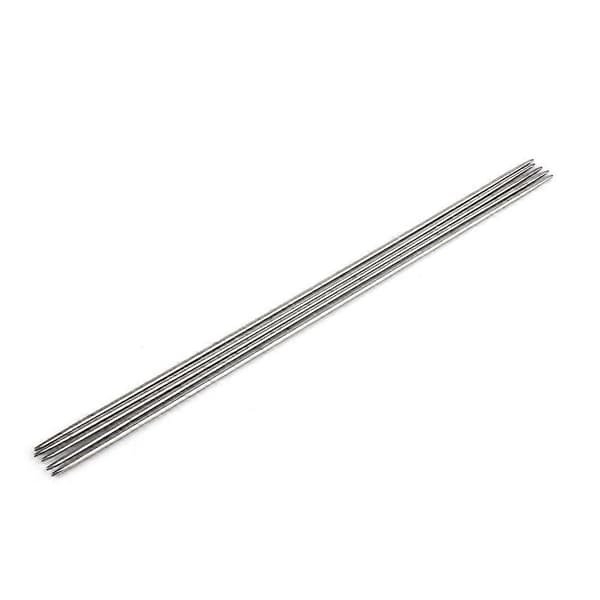 20 cm dubbelspetsiga stickor i rostfritt stål - 55 delar