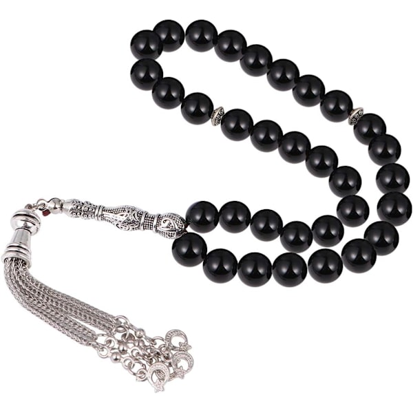 Muslimske bønnekæder Tasbih Zikr-kæder Tasbih 33 bønnekæder Islam bøn rosenkrans perler islamisk religion Eid Ramadan gave
