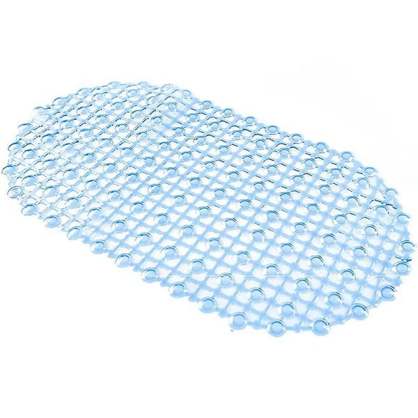 Ny badekarmatte, sklisikker, plast, gummi, PVC, grønn