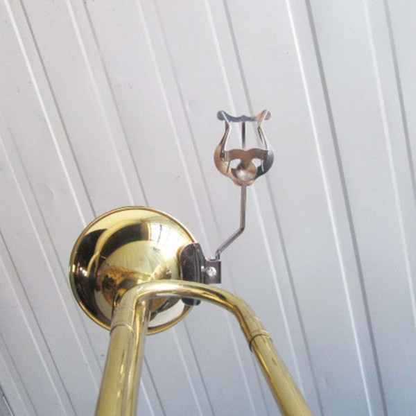 Trumpetstativ Trombon Lyre Notblad Marschband Flip Folder Clip Trumpeter Lyre Trumpet Music Holder för Trombon Trumpet Lyre